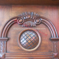 Conception en bois de porte d&#39;entrée principale, Meilleur design de porte sculpté en bois pour entrée de villa et maison